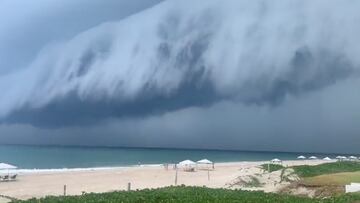 ¡Espectacular! Nuebes en forma de olas en el cielo de Playa Miramar