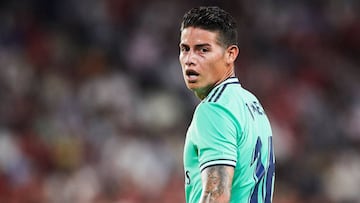 James Rodríguez se destacó en la victoria del Real Madrid.