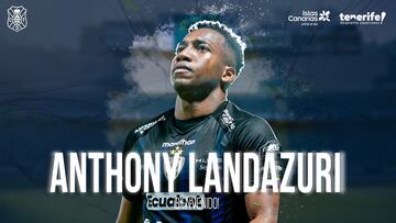 Landázuri, el primer ecuatoriano en el Tenerife
