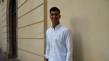 JAVI ROBLES, JUGADOR DE LA UD ALMERÍA