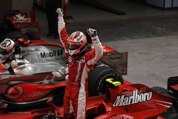Kimi Raikkonen ganó el título en 2007.