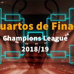 Los enfrentamientos de 4tos. de final de la Champions League