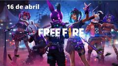 Códigos Free Fire de hoy 16 de abril de 2021; todas las recompensas gratis