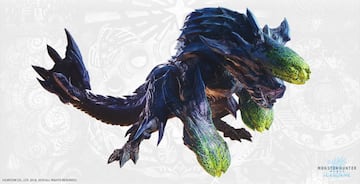 Brachydios | Un wyvern que usa su propia baba pegajosa para volverse toda una amenaza explosiva.