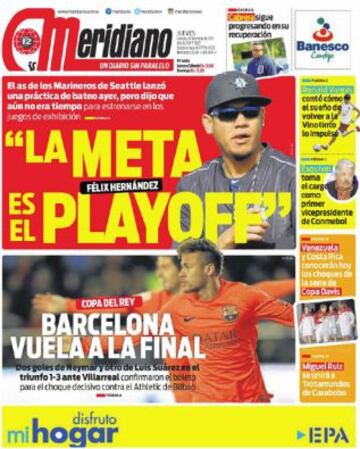 Portadas de la prensa deportiva