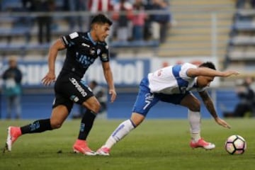 Universidad Católica festejó ante Deportes Iquique en San Carlos. 