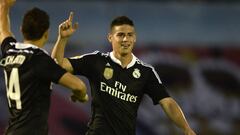 James ante el Celta, rival al que destrozó en su 1ra temporada