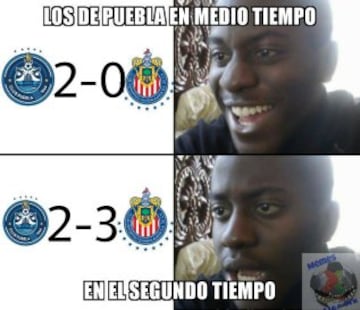 Chivas remonta gracias a Campestrini y los memes no se detienen