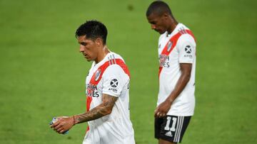 El mediocampista de River Plate Enzo P&eacute;rez valor&oacute; esta noche la producci&oacute;n futbol&iacute;stica que tuvo su equipo en Brasil ante Palmeiras.