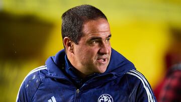 Andre Soares Jardine head coach of America during the 9th round match between America and FC Juarez as part of the Liga BBVA MX Varonil, Torneo Clausura 2026 at Ciudad de los Deportes Stadium, on March 04, 2026 in Mexico City, Mexico.