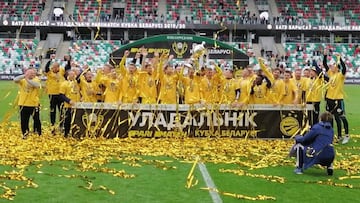 Zakhar Volkov da la Copa al BATE en el &uacute;ltimo minuto de la pr&oacute;rroga.