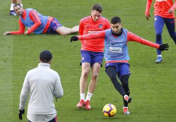 Multitudinario entrenamiento en el Wanda Metropolitano