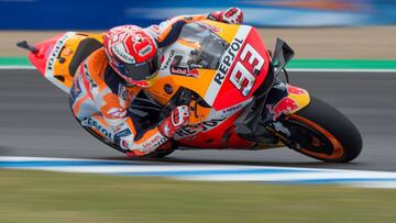 Márquez tratará de igualar las poles de Rossi en la clase reina.