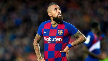 El futbolista chileno del Barcelona, Arturo Vidal, sigue coqueteando con la MLS tras su podible salida del Barca; espec&iacute;ficamente con el Inter Miami de David Beckham.