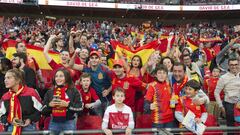 Inglaterra-España en imágenes