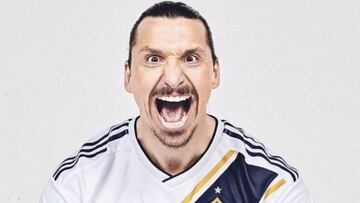 Ibrahimovic con la camiseta de los Galaxy.