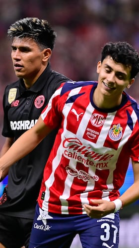 during the 9th round match between Guadalajara and Toluca as part of the Liga BBVA MX, Torneo Apertura 2025 at Akron Stadium, on September 20, 2025 in Guadalajara, Jalisco, Mexico.