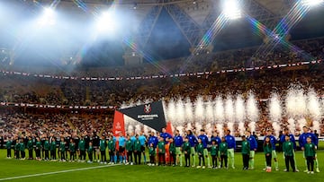 08/01/25 S PARTIDO XLI SUPERCOPA ESPAÑA EN ARABIA SAUDI SEMIFINAL
ATHLETIC BILBAO - BARCELONA
FORMACION EQUIPO SALUDO FAIR PLAY