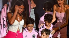 Lionel Messi's son Thiago caught the attention of the crowd when he pulled a move to try to embarrass his father during his Inter Miami presentation.