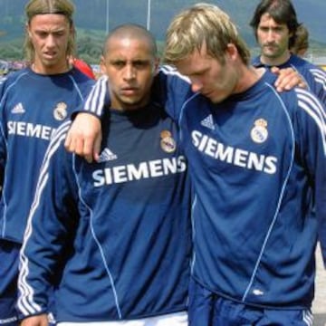 Roberto Carlos y Beckham siguen manteniendo una gran amistad.