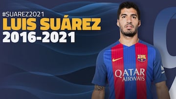 Luis Suárez renueva hasta 2021: "La felicidad es completa"