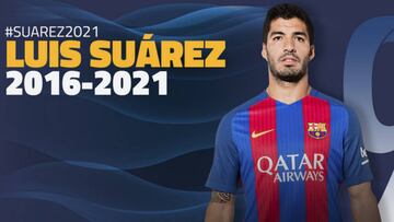 Luis Suárez renueva hasta 2021: "La felicidad es completa"