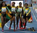 Las jamaicanas vengan a Usain Bolt en los 4x100 metros