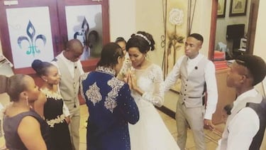Caster Semenya: así fue su boda con otra mujer, Violet Raseboya