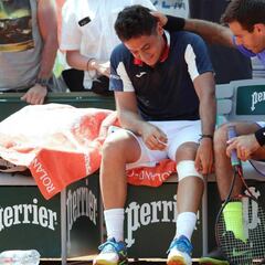 Almagro se retira entre lágrimas y Feliciano elimina a Ferrer