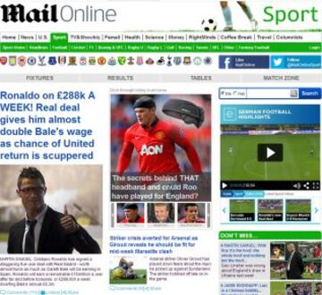 Portadas de la prensa extranjera