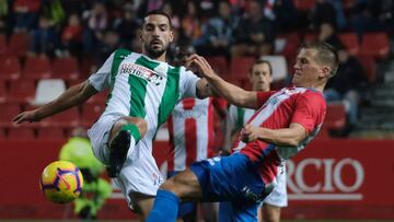 Vallejo, en un partido con el Córdoba.