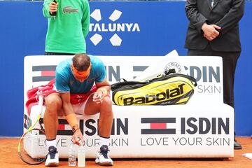 Rafael Nadal se impuso 6-3 y 6-3 sobre David Ferrer en los octavos de final del Conde de Godó de Barcelona. 