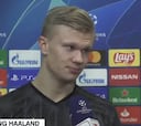 Las particulares respuestas de Haaland con las que imita a Ibra
