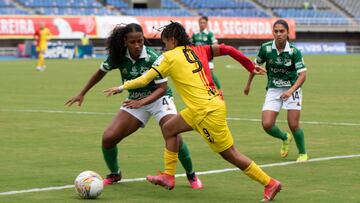 Partido de Liga Femenina BetPlay entre Deportivo Pereira y Deportivo Cali.