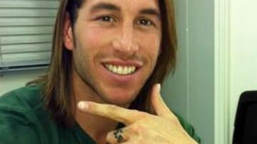 Los últimos tatuajes de Sergio Ramos