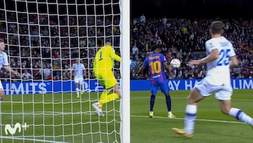 El 'rebote' tremendo de Busquets y Koeman tras este casi gol de museo de Ansu Fati