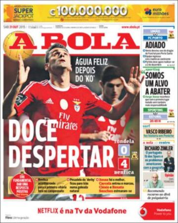 Portadas de la prensa mundial