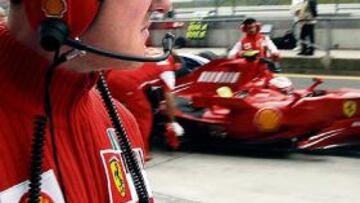 <b>NOVEDOSA LABOR. </b>Michael Schumacher debutará el martes en tareas de probador a los 38 años.