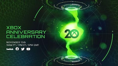 Xbox Anniversary Celebration: fecha, hora y dónde ver el streaming que celebra los 20 años de Xbox