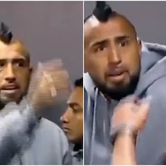 Vidal entra a los camarines, encara al árbitro y esto ocurre: “Nos han cagado todo el año”