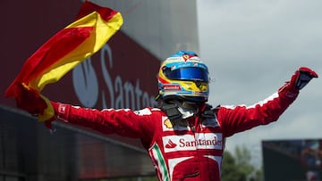 Alonso, campeón en Montmeló en 2013.