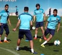 Penúltimo entreno antes del Clásico con 22 jugadores
