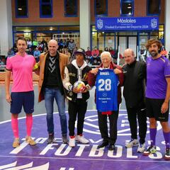 El partido solidario de Paco Sedano y Fidel Alonso fue una gran fiesta