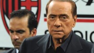 <b>ENFADADO. </b>Berlusconi no está contento con el Milán de Allegri.