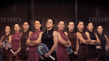 Con Paula Josemaría en el centro, Oysho presume de equipo femenino,