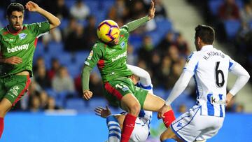 Calleri es el m¨¢ximo artillero de cabeza en Primera junto a Stuani
