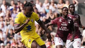 Duván Zapata, delantero colombiano del Torino