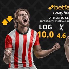 UD Logroñés vs. Athletic Club de Bilbao: horario, dónde ver, pronósticos y cuadro