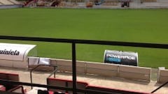 El estadio ya espera su primer partido de la Liga Adelante.