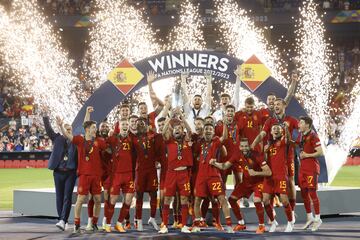 La Selecci車n Espa?ola, campeones de la Nations League.
